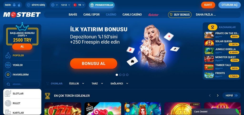 Mostbet Türkiye: Güncel Giriş, Avantajlar, Oyunlar